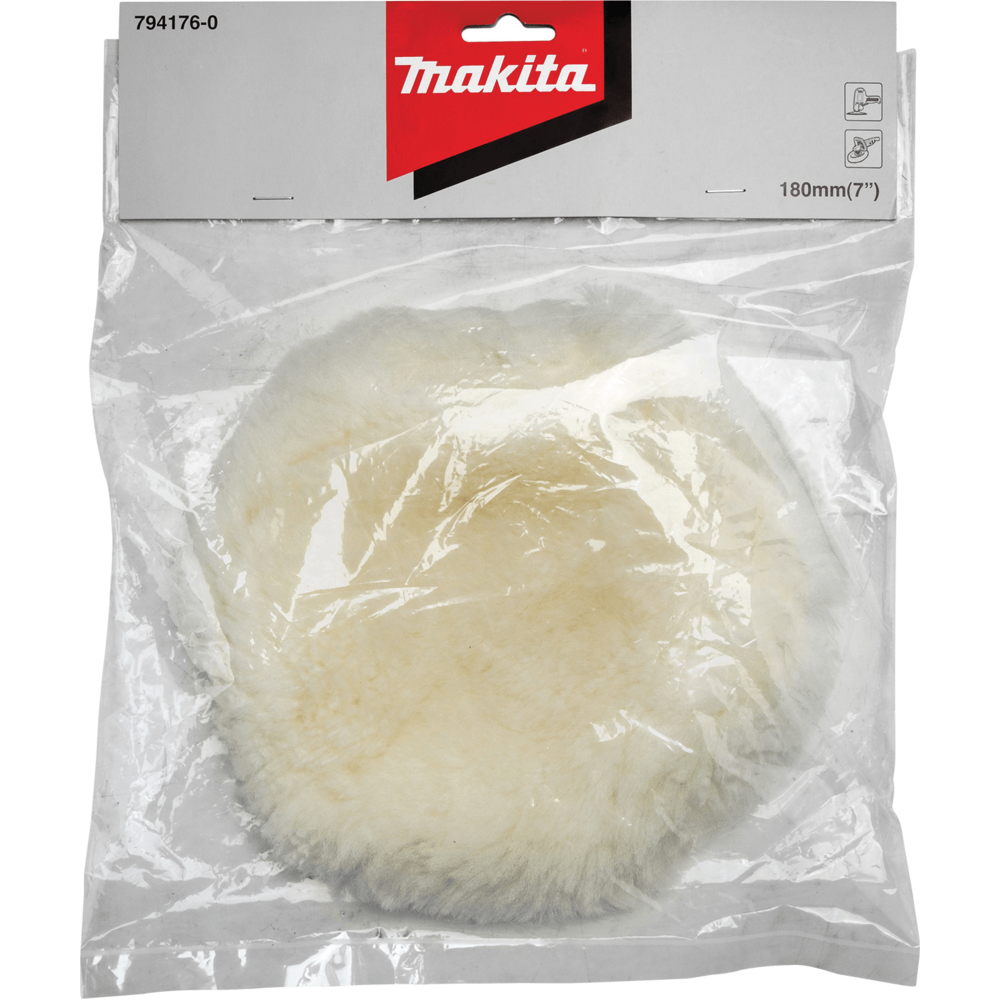 Makita 794176-0 Wool Bonnet / Polishing Pad 7 Makita 794176-0 Wool Bonnet / Polishing Pad 7